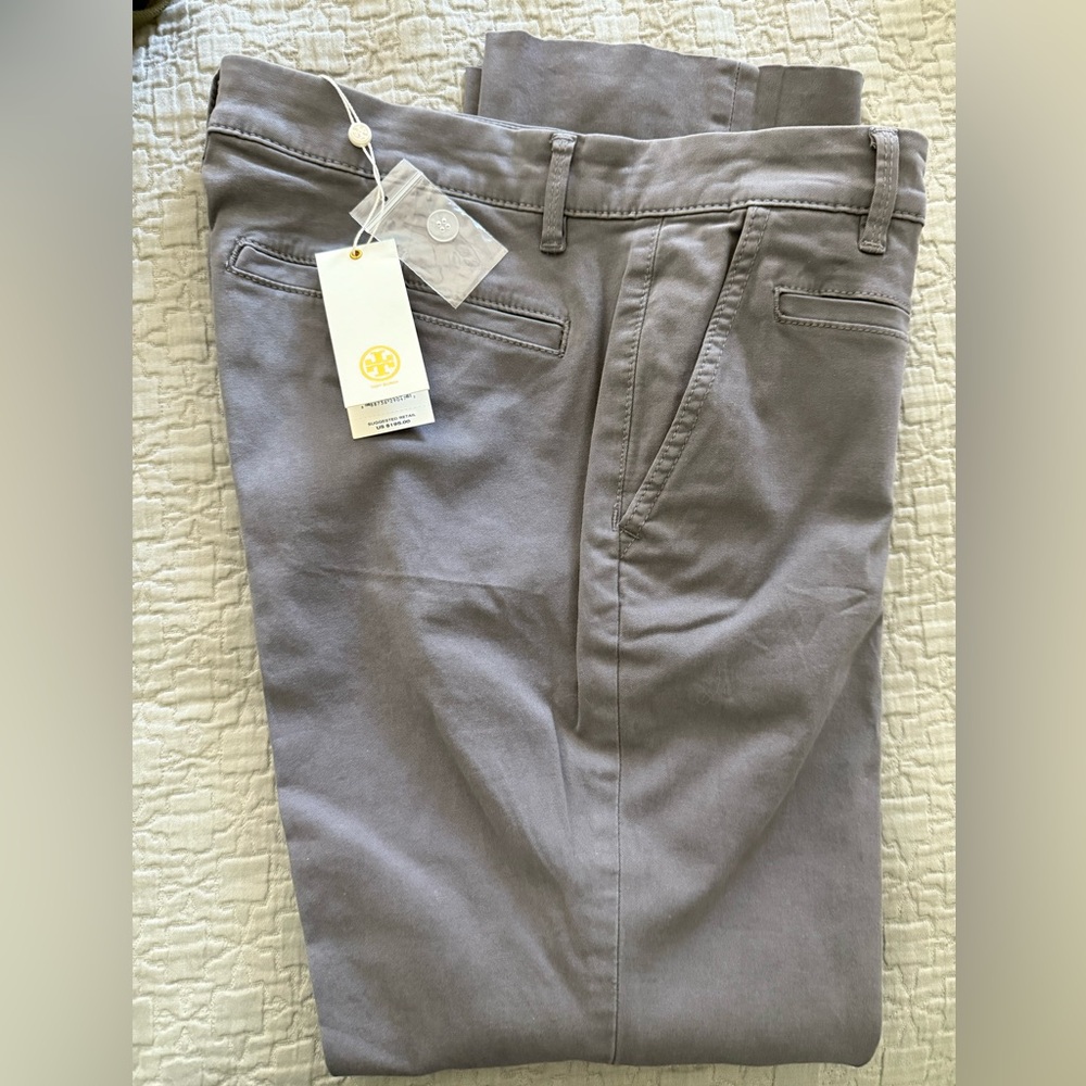 *NEW* Tory Burch Women's Gray Trousers
